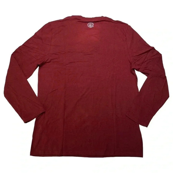 Natori Buji Red Modal Blend Crewneck Long Sleeve Mens T-Shirt Size Large - Picture 10 of 10